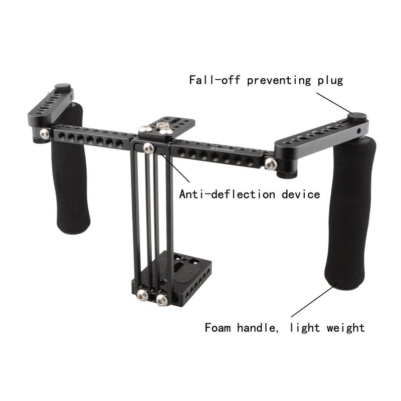 CAMVATE Monitor Cage with Adjustable Handles for 5 inch and 7 inch LCD Monitors - 1871 - Image 5